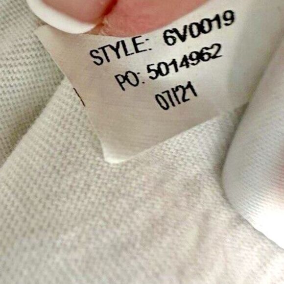 Vineyard Vines Shirt Mens M White Long Sleeve Christmas Golf Cart & Tree *READ - Picture 9 of 15